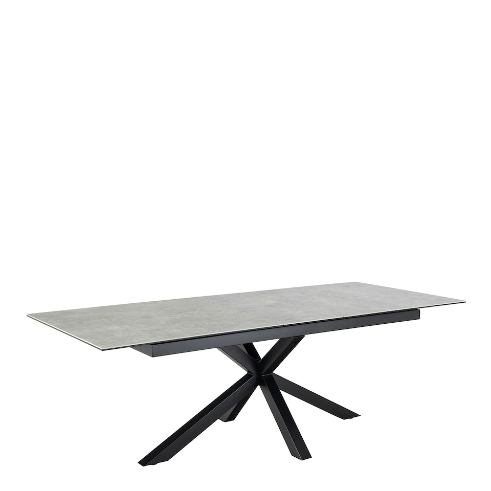 image 1 of Heaven Extendable Dining Table with Ceramic Grey Top 200cm