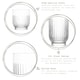 image 2 of LAV Tokyo Whiskey Glasses - 330ml - Clear - Pack of 6 Clear