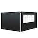image 1 of Outsunny Gazebo Replacement Exchangeable Wall Panels w/  Window, Blue