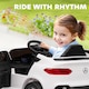 image 7 of AIYAPLAY Mercedes-Benz GLC Coupe Licensed Kids Ride on Car, 12V Battery Powered Kids Electric Car with Remote Control, Soft Start, LED Light, Music, MP3, 3 Speed, for 3-6 Years | White