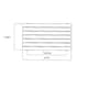 image 3 of 500mm (H) x 1000mm (W) - - Horizontal Bathroom Towel Radiator (Chester -Anthracite) - (0.5m x 1.0m)