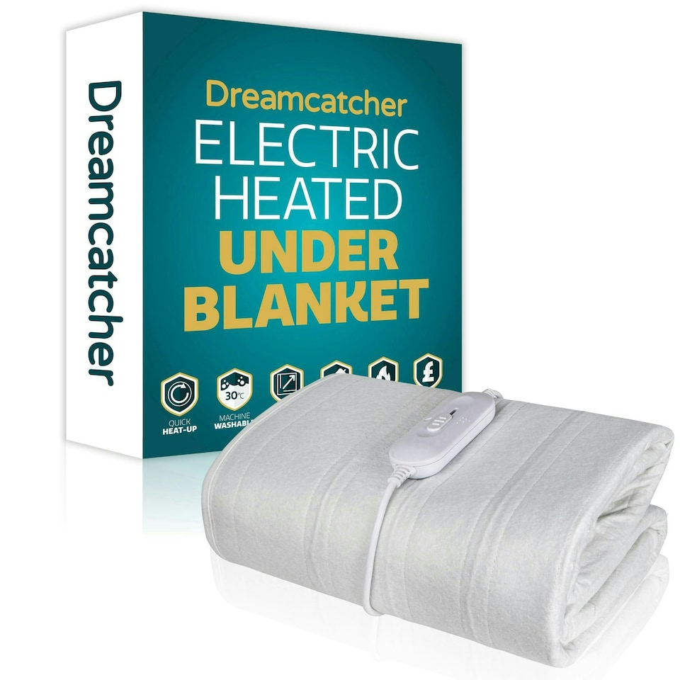 image 1 of Dreamcatcher Double Electric Under Blanket Heated Fitted Cover Single Control