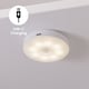 image 5 of ValueLights Horizon 6 Set Matte White Wall Light and Integrated LED 1W Warm White 3000K Bulb | White