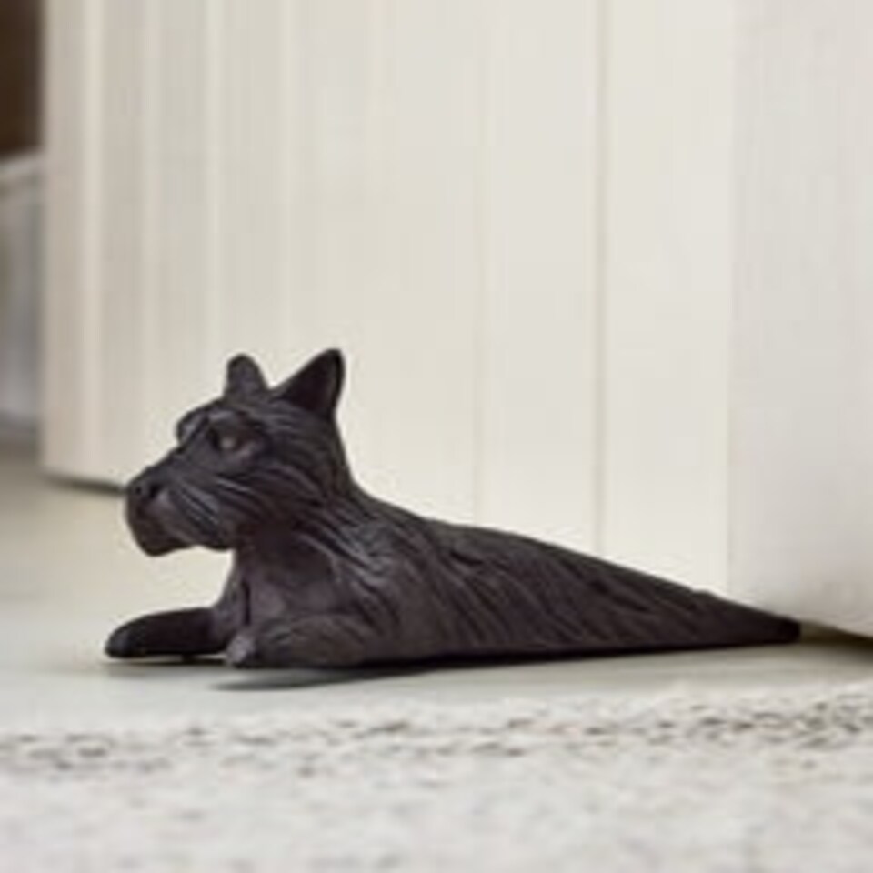 image 1 of Cast Iron Scotty Dog Doorstop