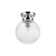 image 10 of COSYLYTE Finley Bathroom Ribbed Glass Ceiling Light Bronze | Antique Brass