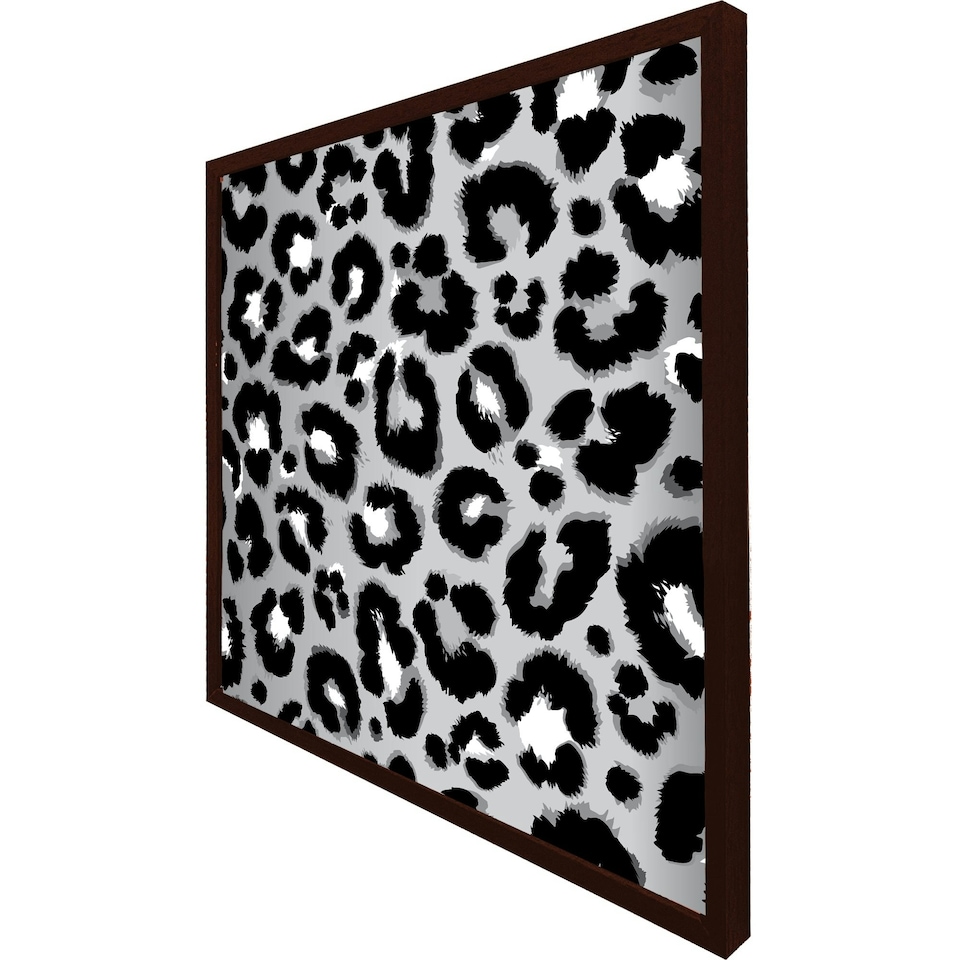image 1 of Silver leopard print (Picture Frame) Brown | S