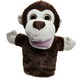 image 6 of Monkey 24cm Hand Puppet Wild Animal Plush Toy With Sparkle Eyes