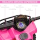 image 5 of HOMCOM 6V Kids Electric Ride on Car Toddler Quad Bike ATV for 18-36 month Pink