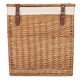 image 4 of Large Boutique Double Steamed Wash Storage Laundry Basket With Lining | Brown | Brown