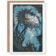 image 1 of Reijer Stolk Art Card Artichoke Flower Abstract Floral Painting