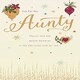 image 4 of Aunty Gold Christmas Card