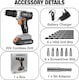 image 7 of Terratek 20V Cordless Drill & Screwdriver Set (Battery & Charger Included)