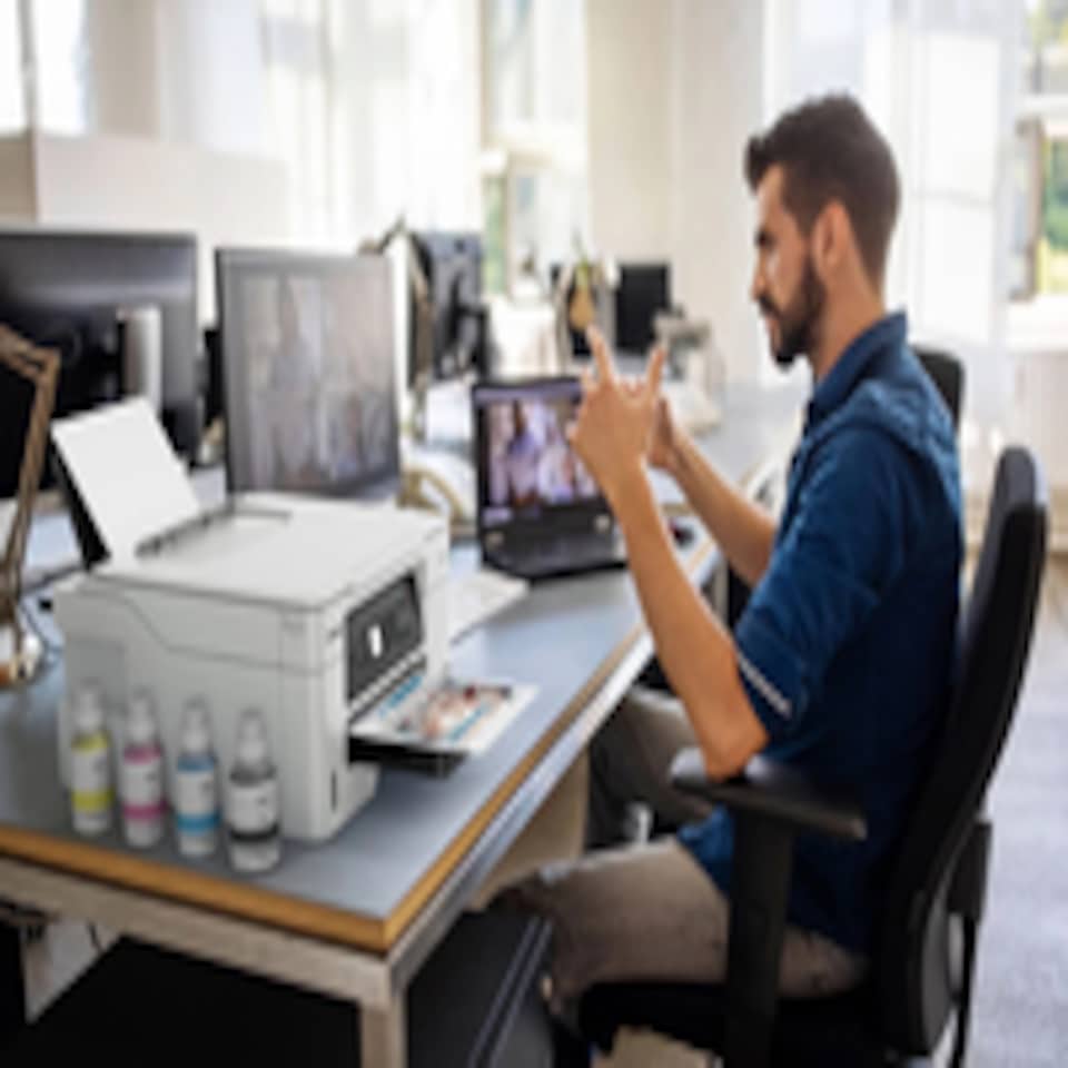 image 1 of Canon MAXIFY GX3050, Inkjet, Colour printing, 600 x 1200 DPI, A4, Direct printing, Black, White | Black | Black, White | A4