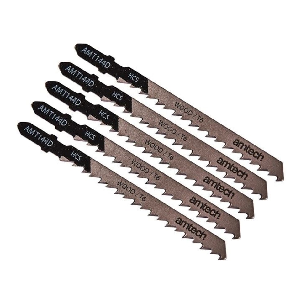 5 Piece wood jigsaw blade set (AMT144 D) - M1601