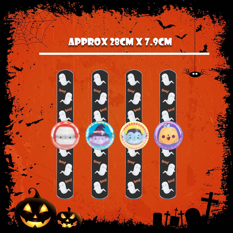 image 1 of PMS Halloween Snap Band - Mystery Bag Multicolour