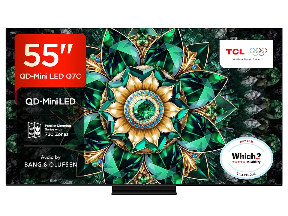 image 1 of TCL 55Q7C 55inch 4K UHD Mini LED SMART TV WiFi Google TV