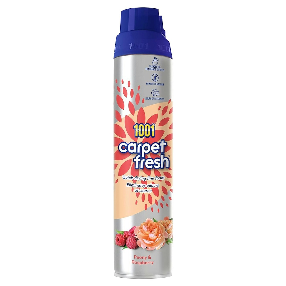 image 1 of 1001 Carpet Fresh Foam Spray Long Freshness Spring Peony & Raspberry 300ml