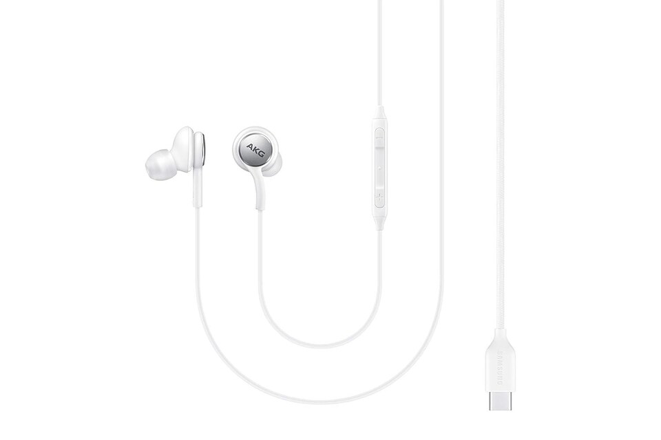 image 1 of Samsung AKG Type C Headphone In Ear Headset White - GP-TOU021CSKWW