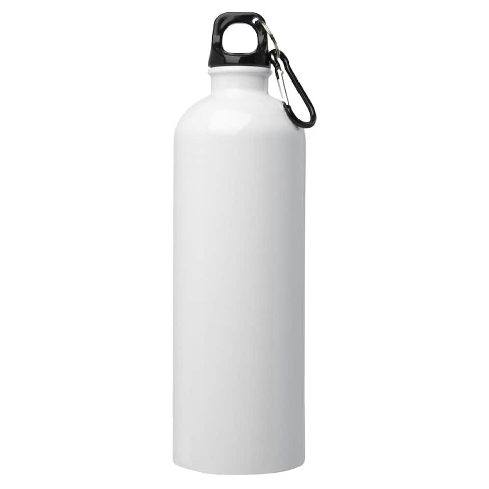 image 1 of Floso Oregon Stainless Steel Single Wall 750ml Water Bottle - White - One Size