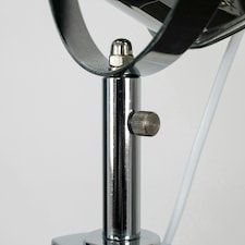 ValueLights White And Chrome Industrial Studio Style Adjustable Spotlight Tripod Floor Lamp