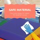 image 7 of HOMCOM 4-Piece Soft Play Set, Baby Foam Block, For Ages 1-3 Years, Red