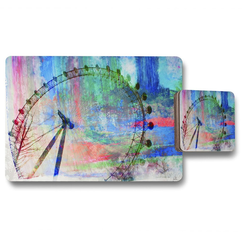 london eye (Placemat & Coaster Set)