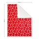 image 5 of BHS Christmas Candy Cane Throw with Sherpa Back, Red | Red | Red | 1