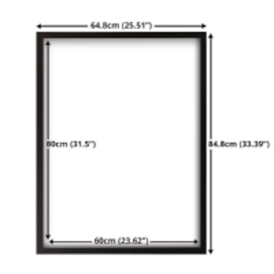 image 1 of GB Eye Contemporary Wooden Black Picture Frame - 60 x 80cm