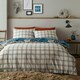 image 2 of Winter Stags Duvet Cover Set Blue Single