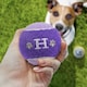 image 2 of Pre-Personalised Dog Ball Gift Pack 2pcs Purple H