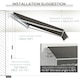 image 8 of Outsunny 4x2.5m Manual Awning Window Door Sun Weather Shade w/ Handle Grey 