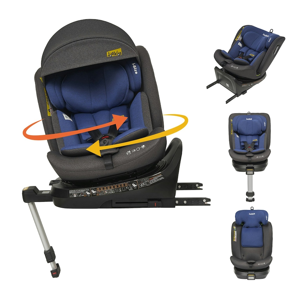 image 1 of JoviKids Spin Ranger Car Seat Blue Blue