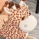 image 8 of HOMCOM Baby Rocking Horse Kids Ride on Giraffe Plush Toy W/ 32 Song Seat Belt