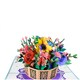 image 2 of Sunshine & Petals Vibrant Floral Pop-Up Greeting Card