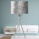 image 5 of Set of 2 Chrome Tripod Table Lamps Base Only | Chrome | Medium | 2