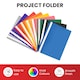 image 2 of Pack of 120 Assorted Colour A4 Project Folders by Janrax
