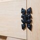 image 4 of Hammer & Tongs Ornate Cabinet Hinge - H75mm - Black | Black | Black