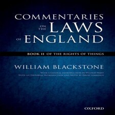 The Oxford Edition Of Blackstone's: Commentaries On The Laws Of England