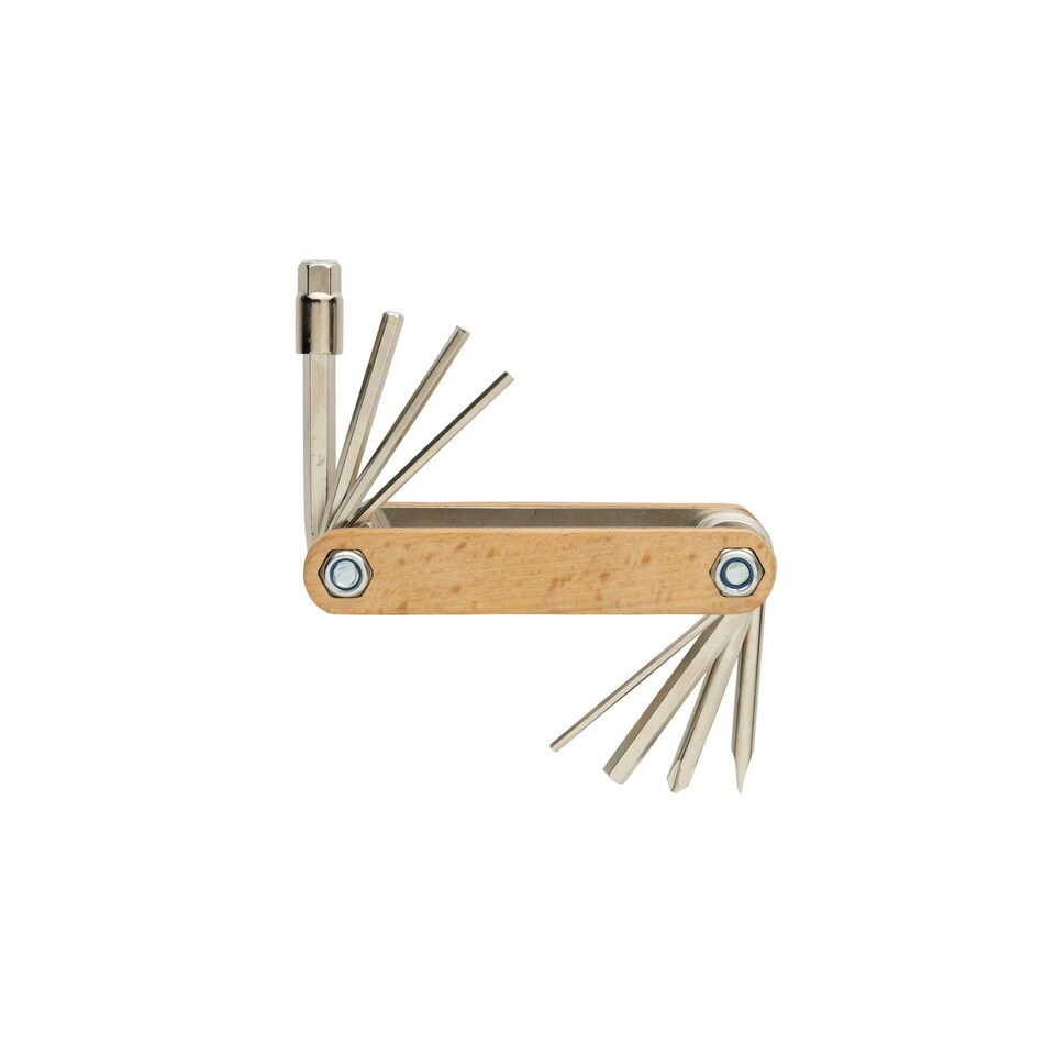 image 1 of XD Collection Wooden Hex Key Set - Brown - One Size