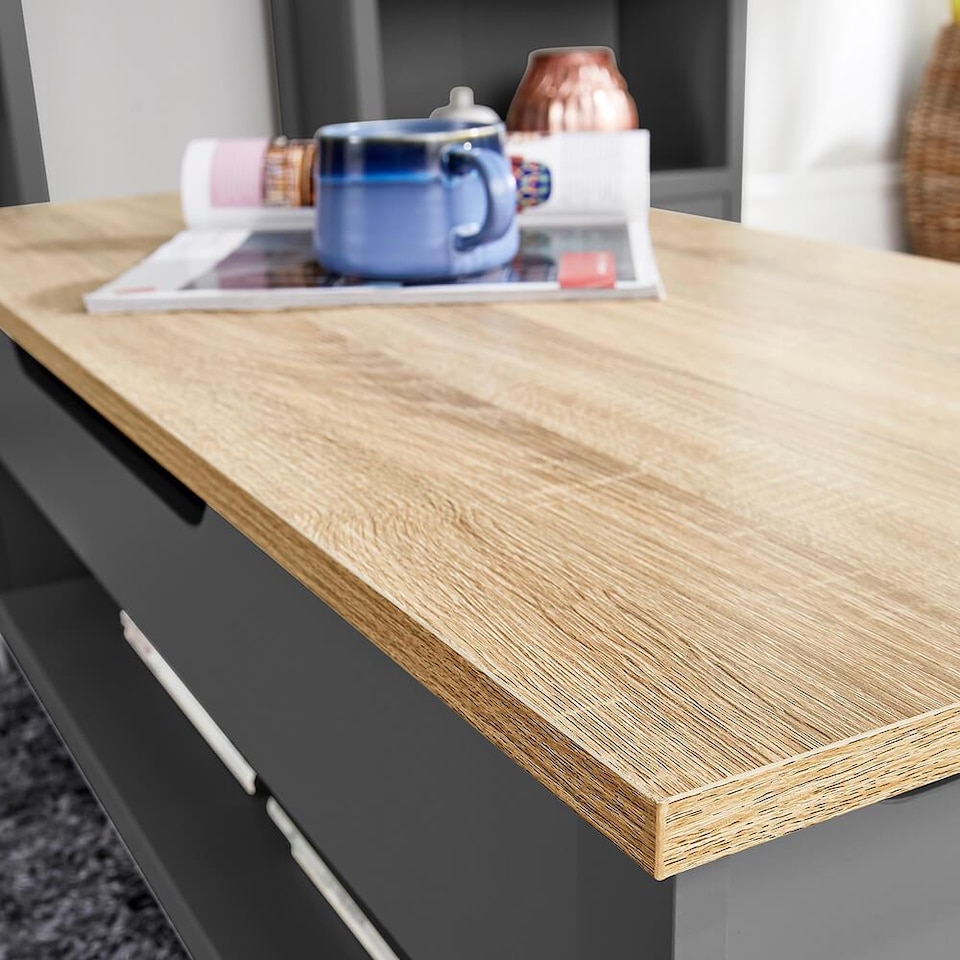 image 1 of Coffee Table Lift Up Occasional Reception Storage Shelf Avon