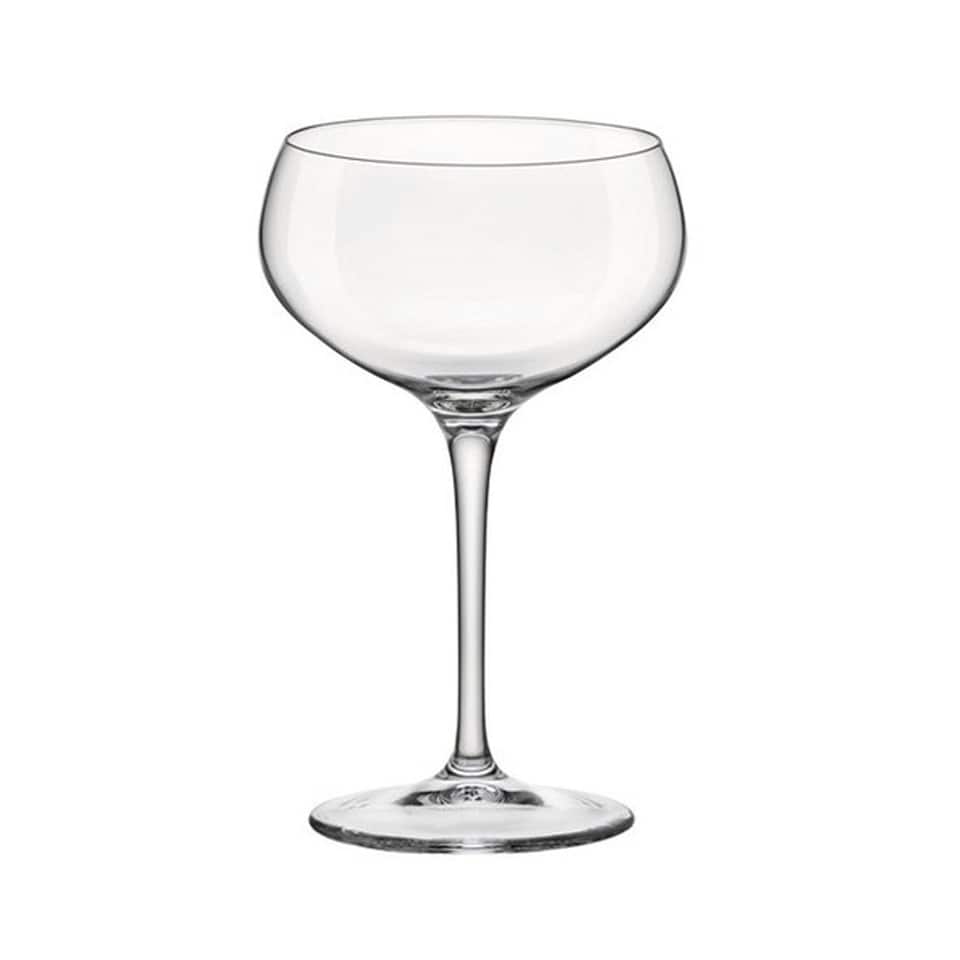 image 1 of Bormioli Rocco Bartender Glass Champagne Coupe Saucers - 305ml - Clear - Pack of 6