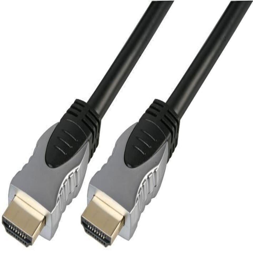 PRO SIGNAL - High Speed HDMI Lead with Ethernet Gold Plated Connectors, 5m Black