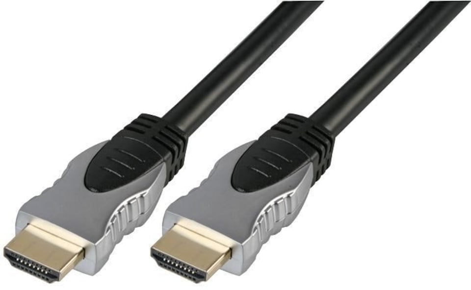 PRO SIGNAL - High Speed HDMI Lead with Ethernet Gold Plated Connectors, 5m Black