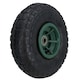 image 2 of 10 Inch Pneumatic Wheel For Sack Truck Carts Wheelbarrows 16mm Bore 4pc
