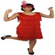 image 1 of Ladies Red Flapper Dress Red | L