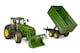 image 6 of Bruder John Deere 7R 350 frontloader and tandemaxle tipping trailer Construction Loader Model