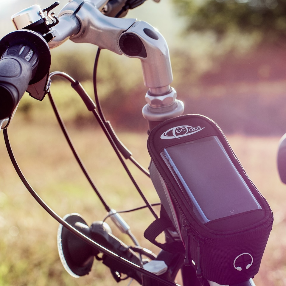 image 1 of Phone holder for bike | Black | black/grey/green | 1.3 L | 1