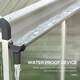 image 6 of Outsunny 8x6ft Aluminium Greenhouse with Door Window Galvanised Base