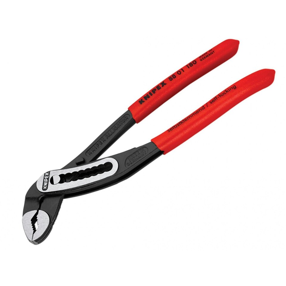 Knipex Alligator Water Pump Pliers - Multi Colour - PVC Grips 180mm