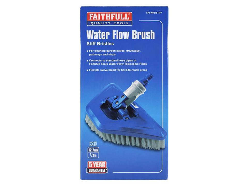 image 1 of Faithfull Heavy-Duty Water Flow Brush - 280mm Width
